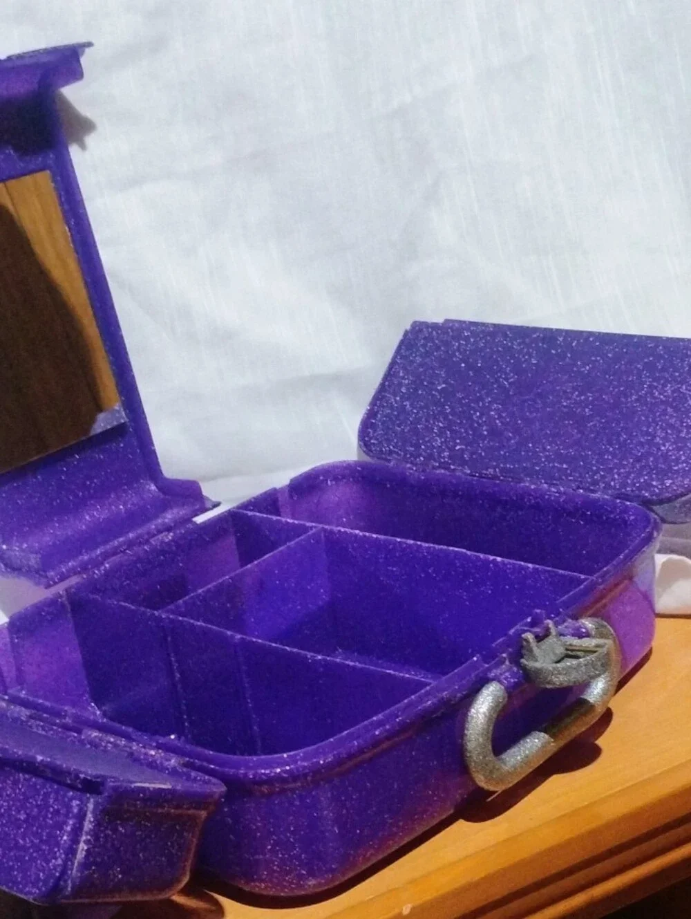 Rare Vintage Caboodle Liquid Metallics Large Makeup Organizer
